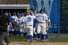 Baseball vs Suffolk  Wheaton College Baseball vs Suffolk University. - (Photo by Keith Nordstrom) : Wheaton, baseball